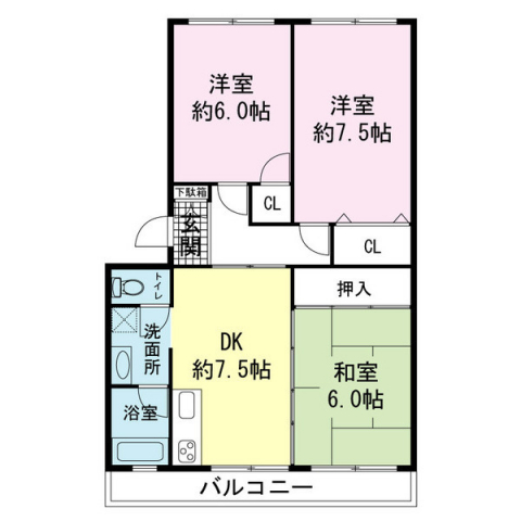 ヴィレッジセリザワの間取り