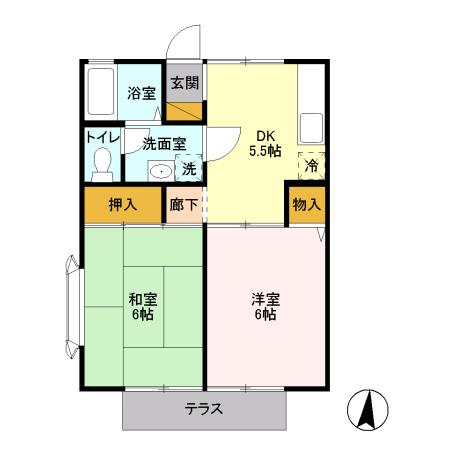 ザ・ドゥシェルの間取り