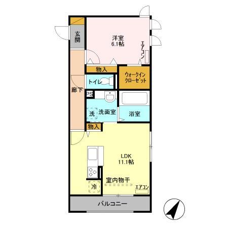 アユメノの間取り