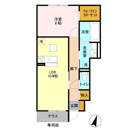 セジュールウィットの間取り