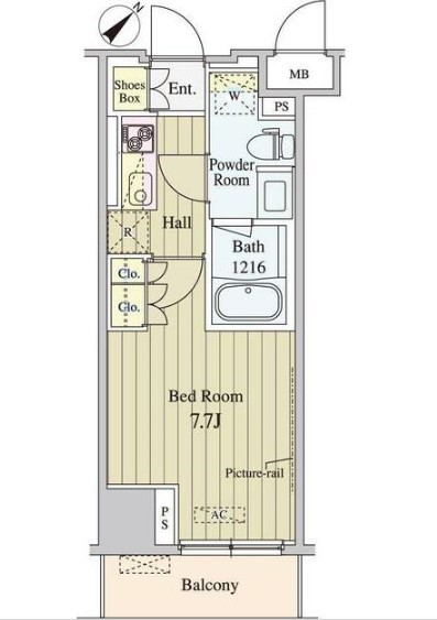 セリオ落合東中野の間取り