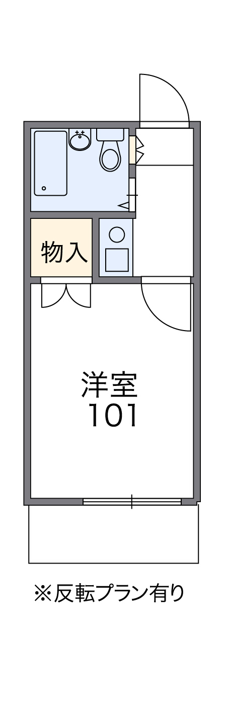 レオパレス赤池の間取り