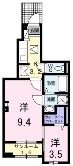 アルカネットの間取り