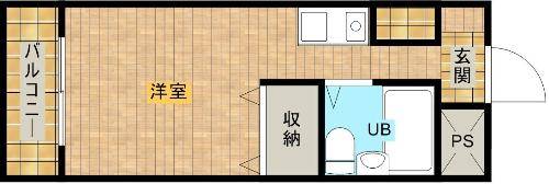 鴨江の完工年月(1988年12月)築の賃貸マンションの間取り