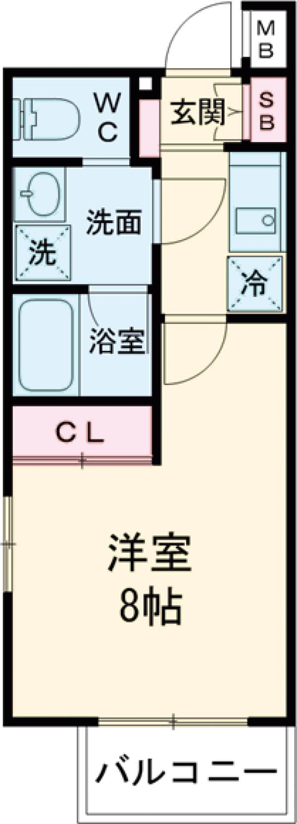 クレイシアIDZ学芸大学の間取り