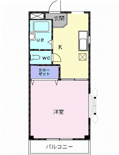 Ｔ＆Ｔビル・03010号室の間取り