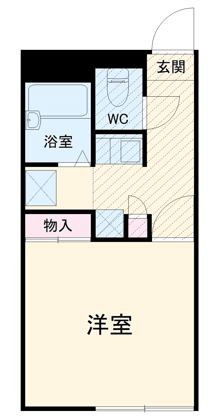 レオパレスプリムラの間取り