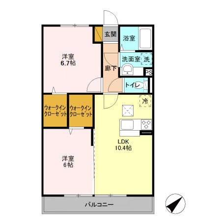 ブライト学園の森の間取り