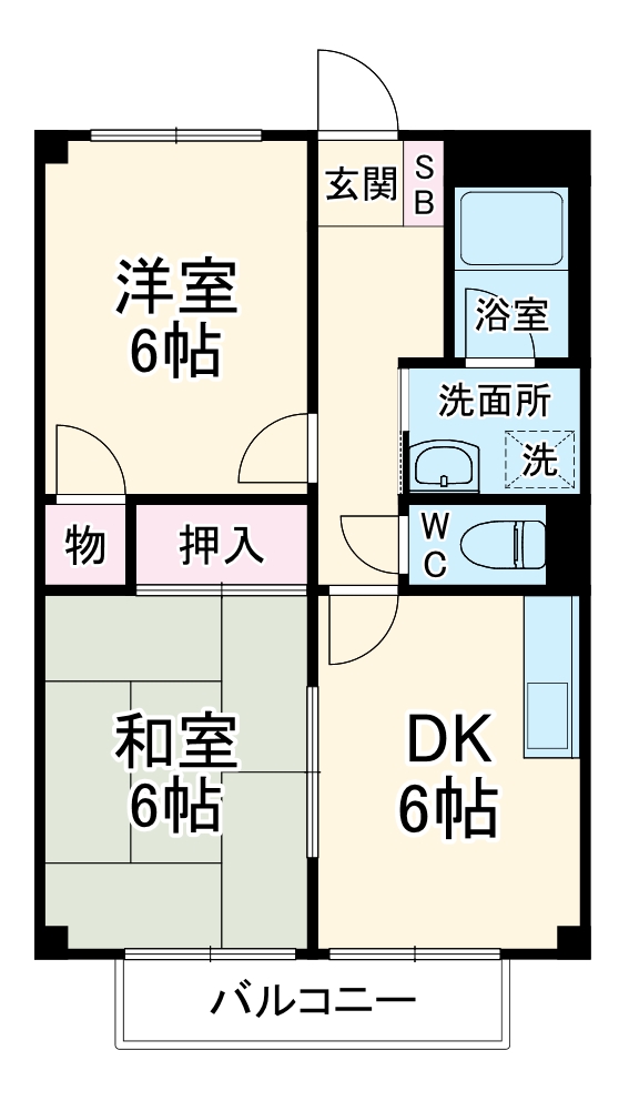 サニーハウス石田の間取り