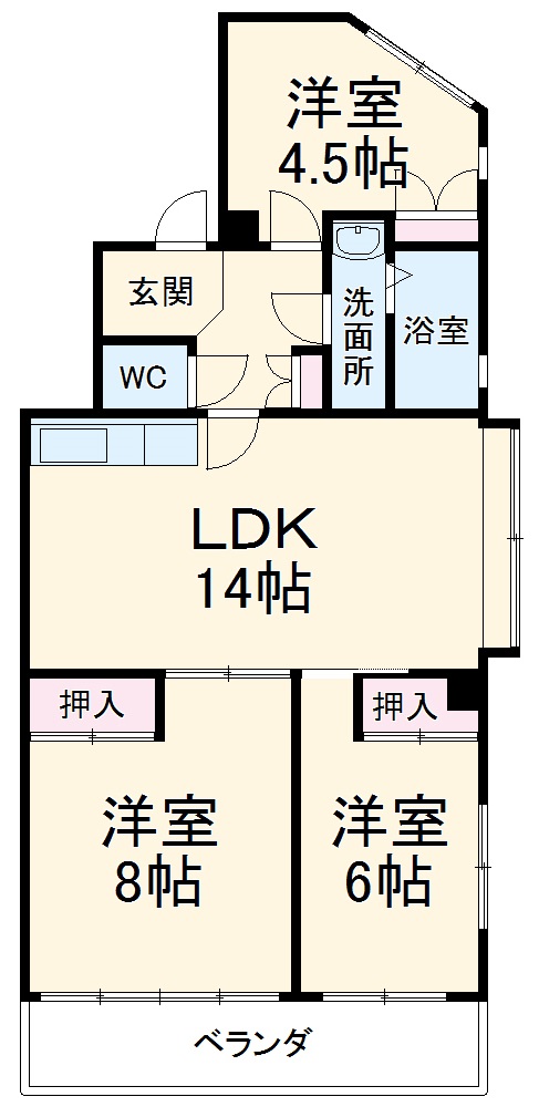 CIELO名東の間取り