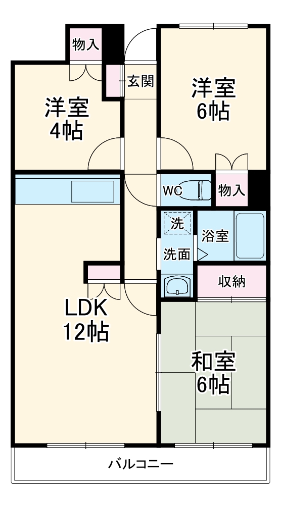 サントルヴィラージュの間取り