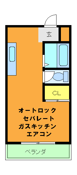 グロリアハイツの間取り