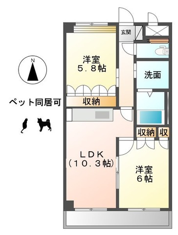 グランディアⅡの間取り