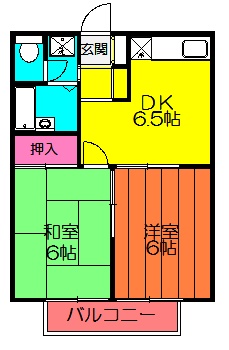 エステートピアこうやまⅠ・Ⅱの間取り
