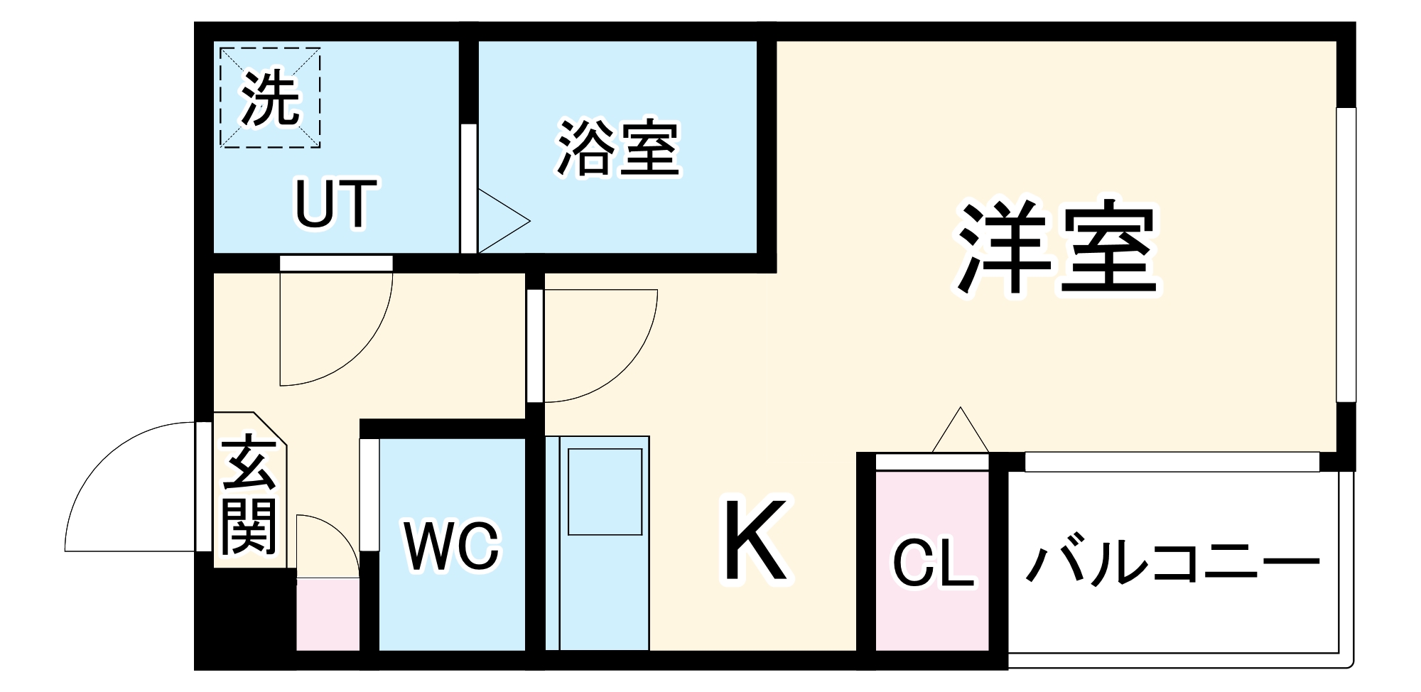 ハーモニーテラス城木町の間取り