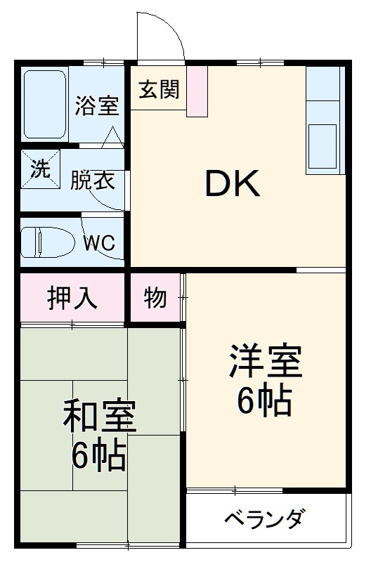 サンフラワーNの間取り