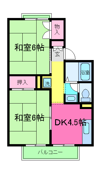 レーヴ・ボワの間取り