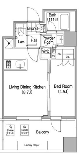 コンフォリア東池袋ＷＥＳＴの間取り