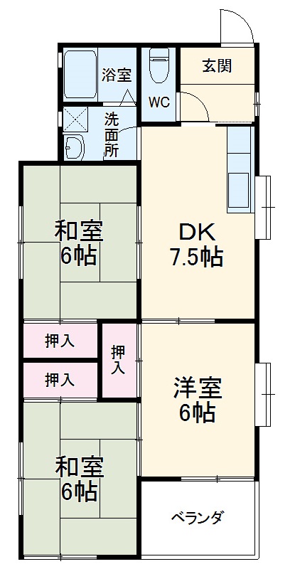 ATハイツ吉倉の間取り