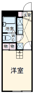 レオパレスコスモスの間取り