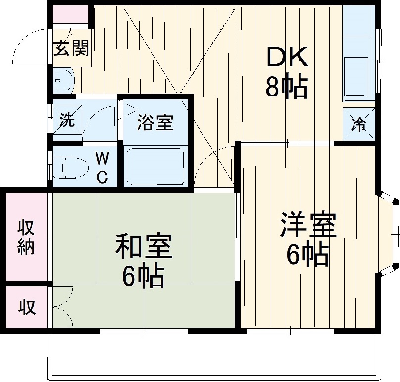 トラストハイツの間取り