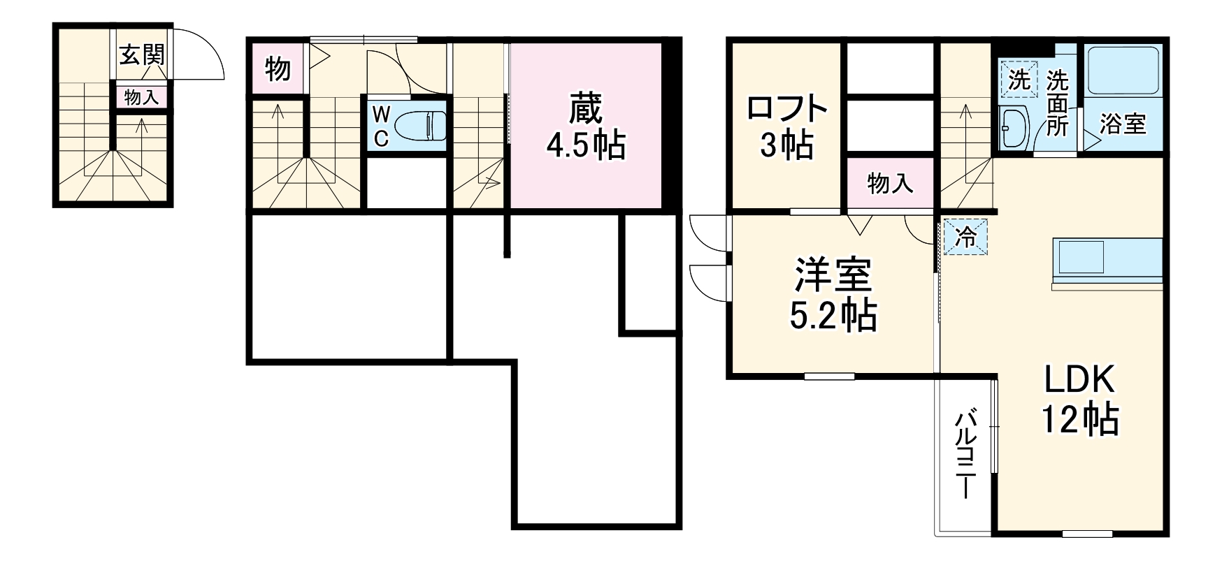 フェアウィンドの間取り