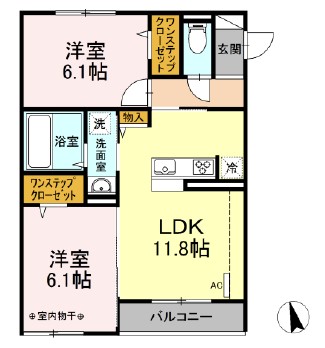 ロイヤルレジデンスの間取り
