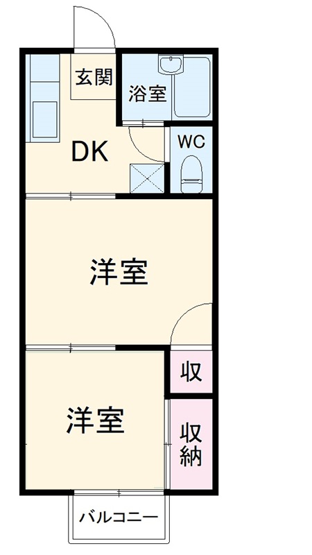 グリーンハイツの間取り
