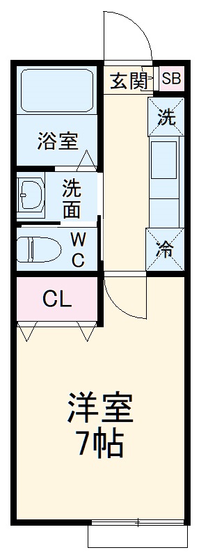 Villa中国分の間取り