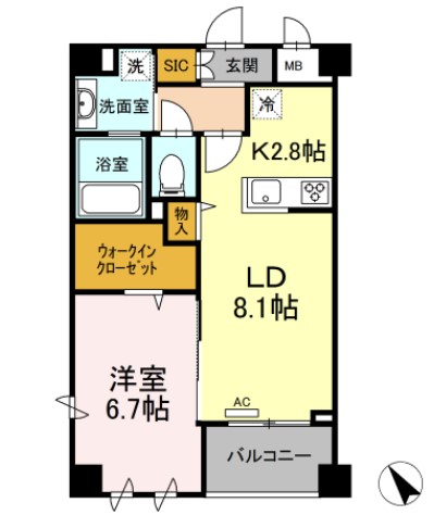 タンドリュクス　プレミアムの間取り
