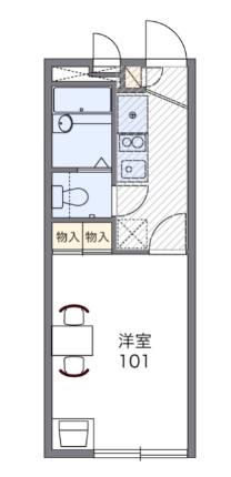 レオパレスクレールの間取り