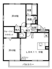 ルヴァン コート 弐番館の間取り