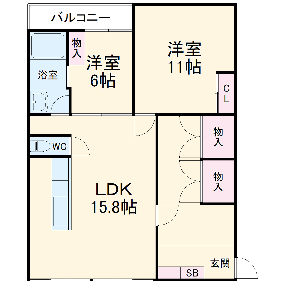 広小路ビルの間取り