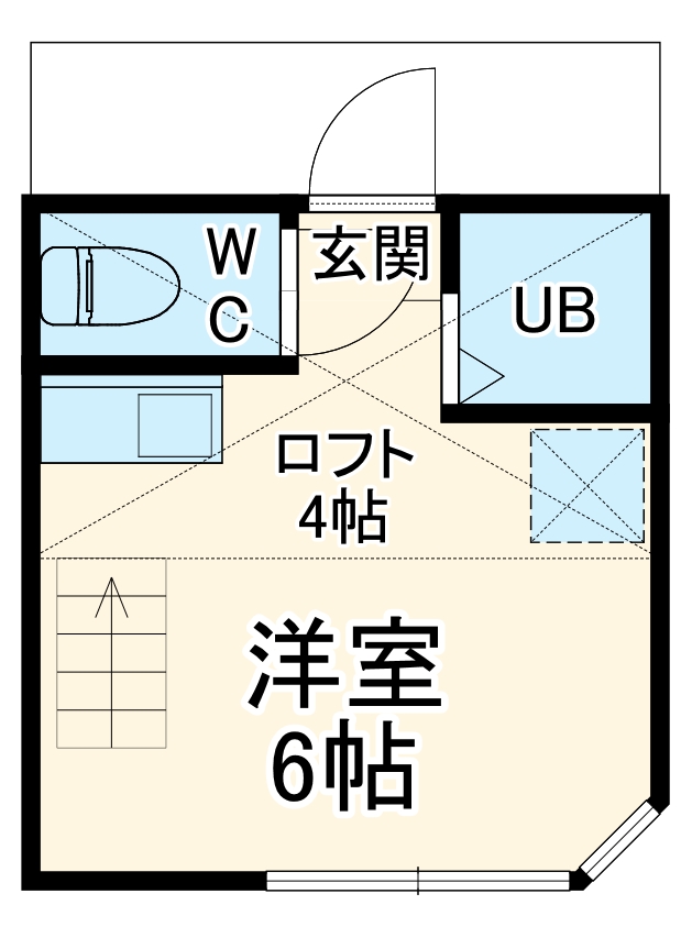ユナイト田浦キャンドラーの間取り