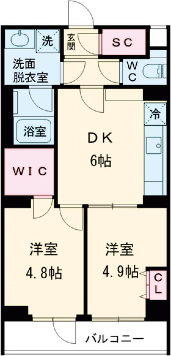 ルフレ世田谷ノールの間取り