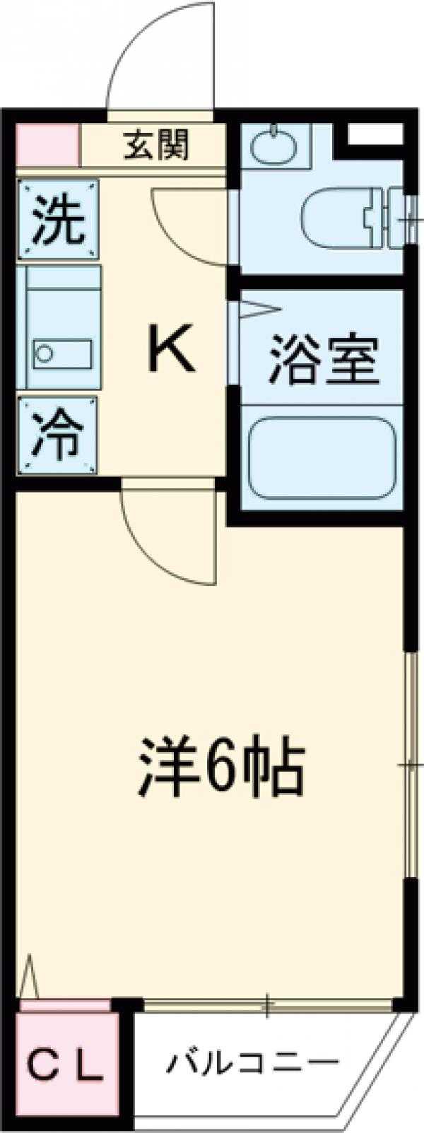 ルーチェ高円寺・301号室の間取り