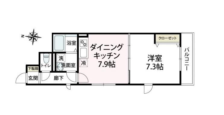 プリマベーラ中瀬の間取り