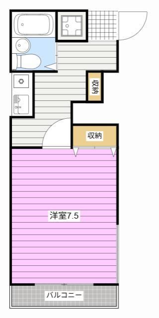 城北セブンティーンの間取り