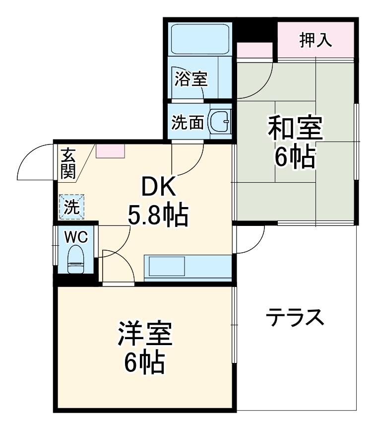 クレモナハイツの間取り