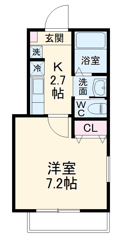 クレシア北松戸の間取り