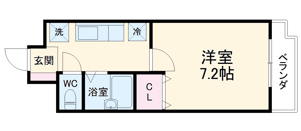 グランディールⅧの間取り