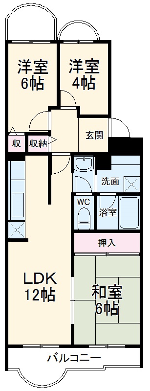 湘南カワマヒルズの間取り