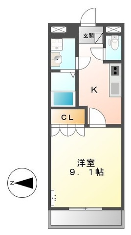 グランデール栄の間取り