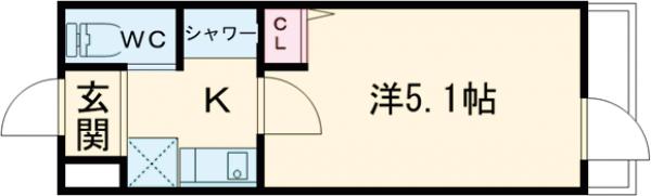 レジーナ立石の間取り