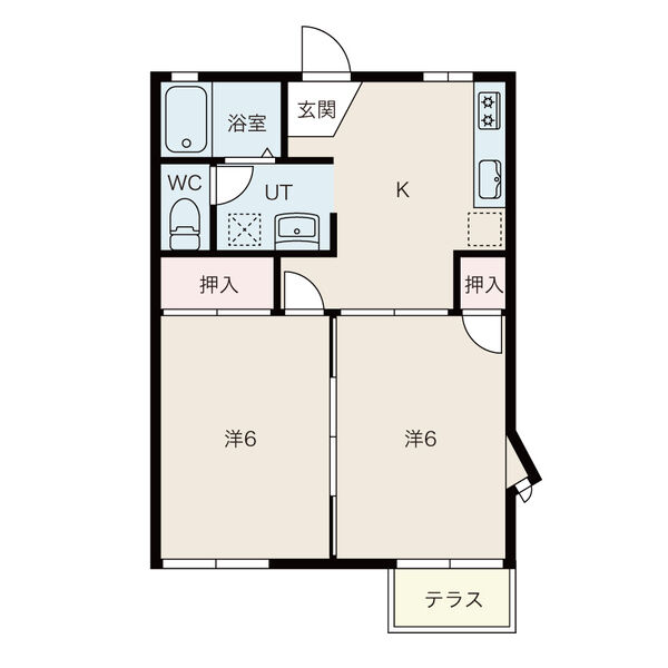 マイドリーム A棟の間取り