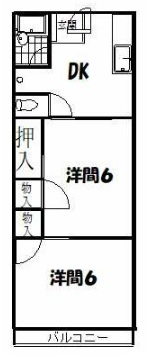 ハイツグリーンの間取り