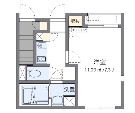 レオネクストジャルディーノCの間取り