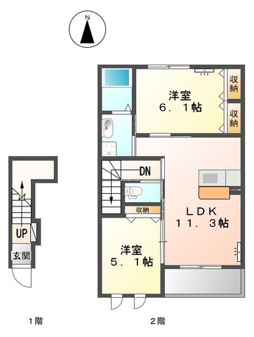 グランフェリシアの間取り