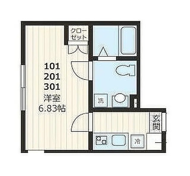 アドヴァンスTT 2号館の間取り