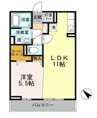 カーメル共栄の間取り